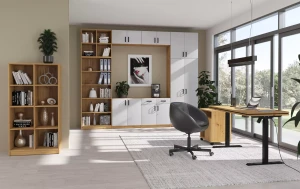 Biurko regulowane elektrycznie Malta 161 Dąb Artisan