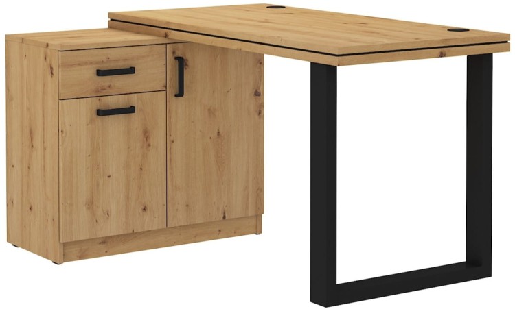 Biurko narożne Malta 140 Dąb Artisan