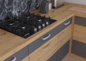 Blat roboczy Dąb Artisan 60x3,8 cm NA WYMIAR