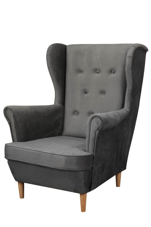 Fotel Uszak Floki Grafitowy