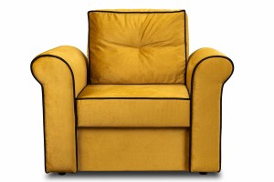 Fotel z pojemnikiem Merida Żółty