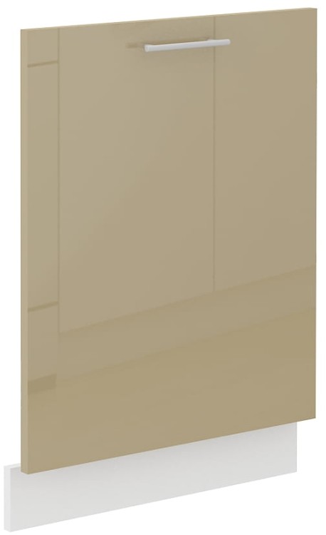 Front do zmywarki z panelem zintegrowanym LARA 60 cm Cappucino/Biały