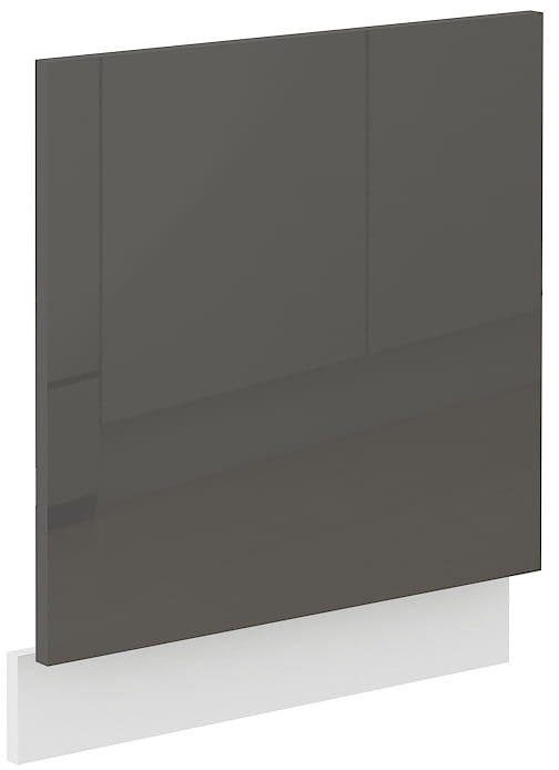 Front do zmywarki z panelem zewnętrznym LARA 60 cm Grafit/Biały