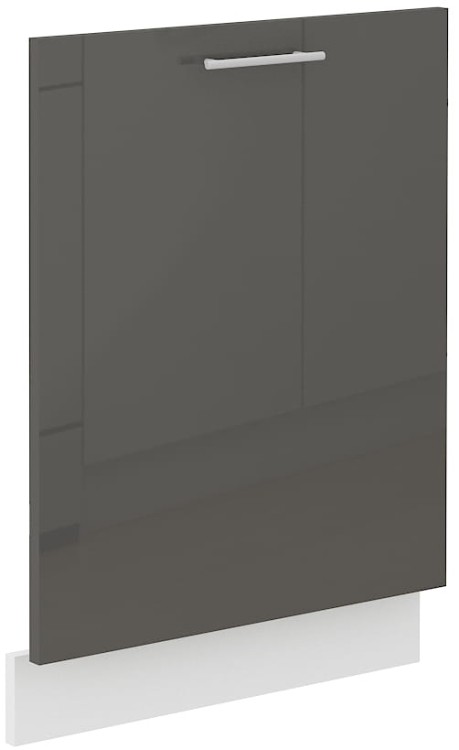 Front do zmywarki z panelem zintegrowanym LARA 60 cm Grafit/Biały