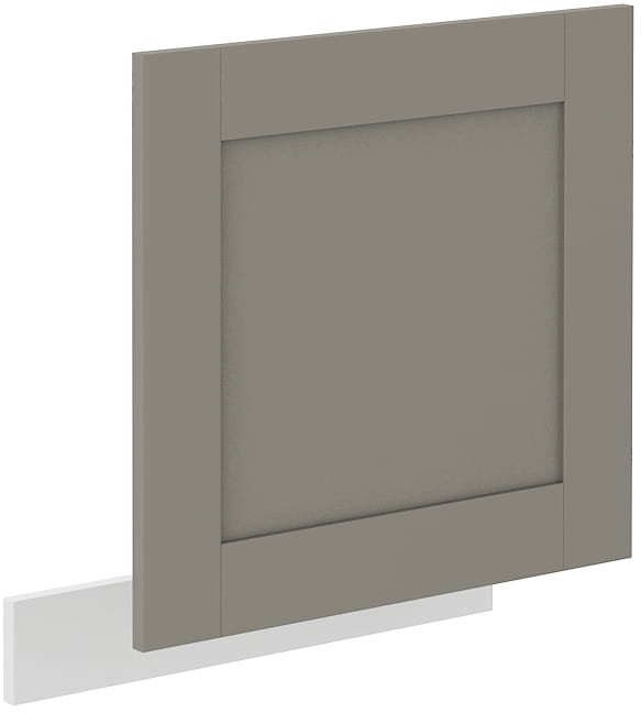 Front do zmywarki z panelem zewnętrznym LUNA 60 cm Gliniasty Szary/Biały