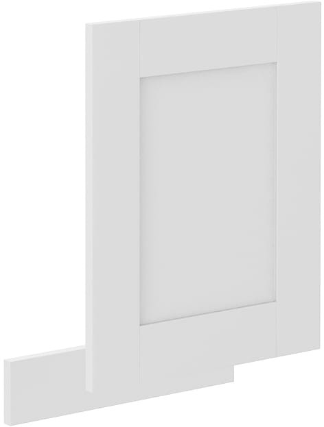 Front do zmywarki z panelem zewnętrznym LUNA 45 cm Biały/Biały