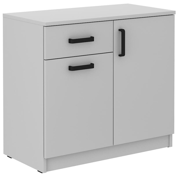 Komoda z szufladą Malta 820 2D 1S Jasny Szary