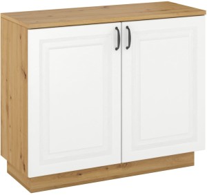 Komoda Flawia WHAR 100 2D Biały/Dąb Artisan