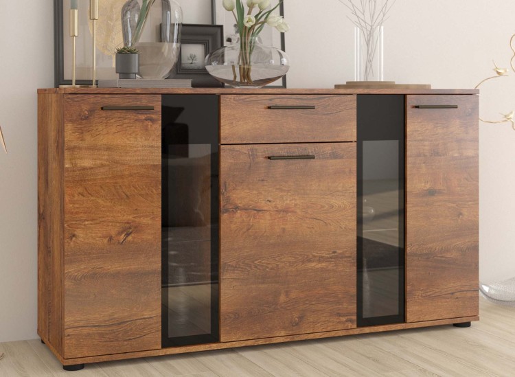 Komoda z szufladą Salsa DL20 3D 1S Dąb Lefkas