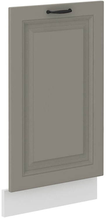 Front do zmywarki z panelem zintegrowanym STILO 45 cm  Gliniasty Szary/Biały