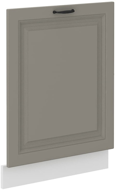 Front do zmywarki z panelem zintegrowanym STILO 60 cm  Gliniasty Szary/Biały