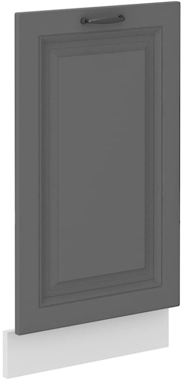 Front do zmywarki z panelem zintegrowanym STILO 45 cm  Szary/Biały
