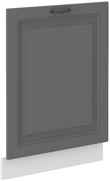 Front do zmywarki z panelem zintegrowanym STILO 60 cm  Szary/Biały
