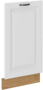 Front do zmywarki z panelem zintegrowanym STILO 45 cm  Biały/Dąb Artisan