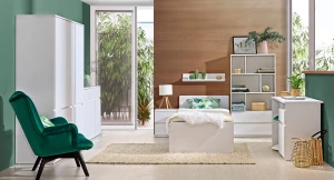 Szafa 80 cm  Arca 01 Biała