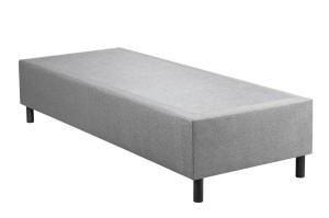 Łóżko hotelowe BOX 30 z wezgłowiem łączone 160x200 + Materac Szare