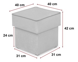 Zestaw wypoczynkowy Merida Sofa + 2 Fotele z Podnóżkami Żółty