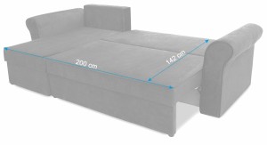 Zestaw wypoczynkowy Narożnik Trevor + 2x Fotel Ciemny Zielony