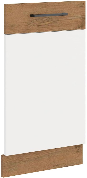 Front do zmywarki z panelem zintegrowanym VIGO 45 cm Połysk Biały/Lancelot