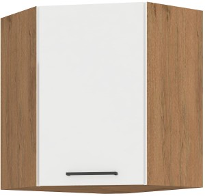 Szafka górna do kuchni narożna VIGO 58x58 GN-72 1F Połysk Biały/Lancelot