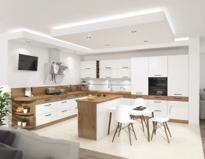 Szafka stojąca do kuchni narożna VIGO 89x89 DN 1F Połysk Biały/Lancelot