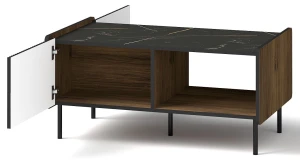 Stolik kawowy Prestigo P11 Czarny/Orzech/San Sebastian