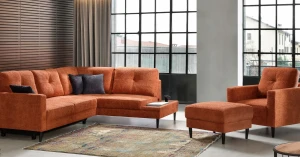 Fotel nowoczesny na nóżkach do salonu Costa Rudy