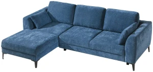 Narożnik do salonu Imperia lewy niebieski