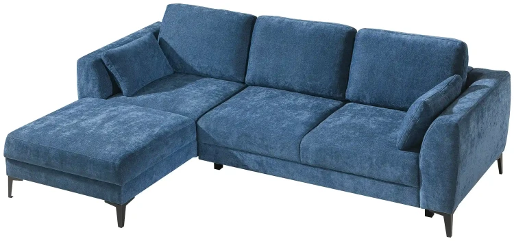 Narożnik do salonu Imperia lewy niebieski