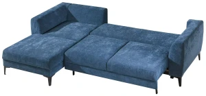 Narożnik do salonu Imperia lewy niebieski