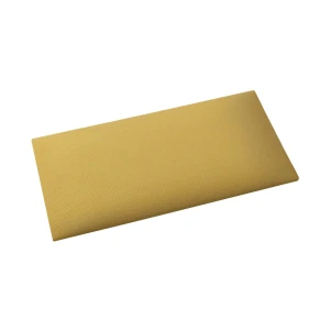 Panel tapicerowany na ścianę 3D 50x20 żółty