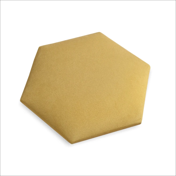 Panel tapicerowany na ścianę 3D Plaster miodu 35x45 żółty
