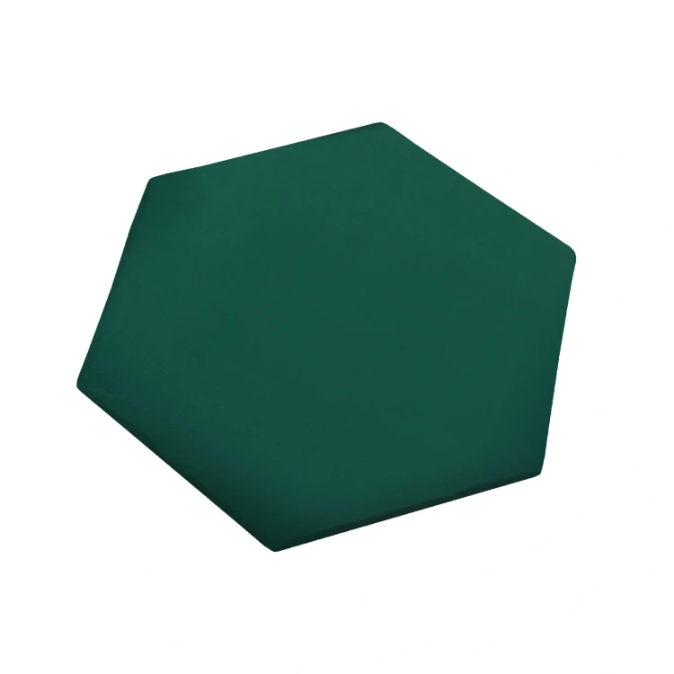 Panel tapicerowany na ścianę 3D Plaster miodu 35x45 zielony