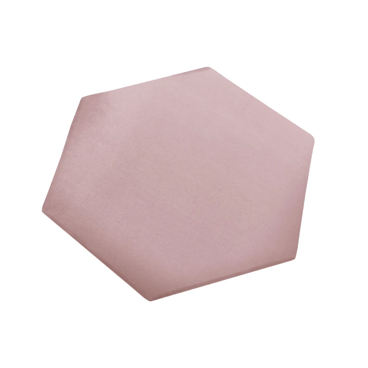 Panel tapicerowany na ścianę 3D Plaster miodu 35x45 różowy