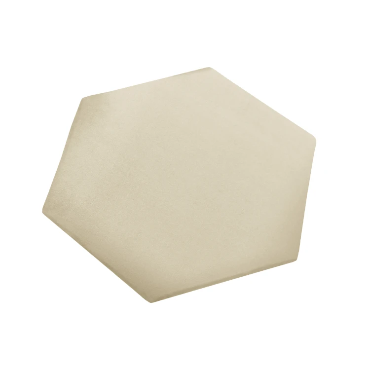 Panel tapicerowany na ścianę 3D Plaster miodu 35x45 beżowy