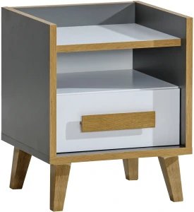 Szafka  Werso W11 Dąb Riveria/Biały/Antracyt