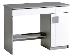 Biurko 110 cm Gumi G6 Biały/Antracyt
