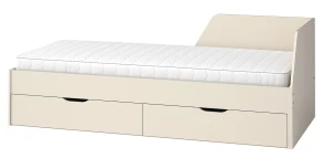 Łóżko 90x200 z materacem Melo ME9 Cashmere