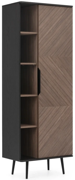 Regał Pinelli PN-03 Czarny grafit/Captains Deck