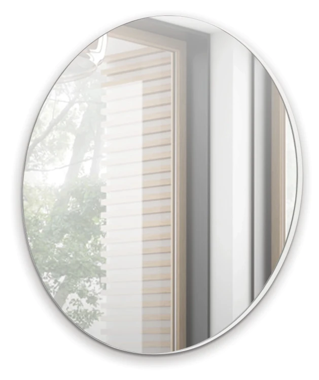 Lustro okrągłe 70 cm Navene NV-01 Biały Mat