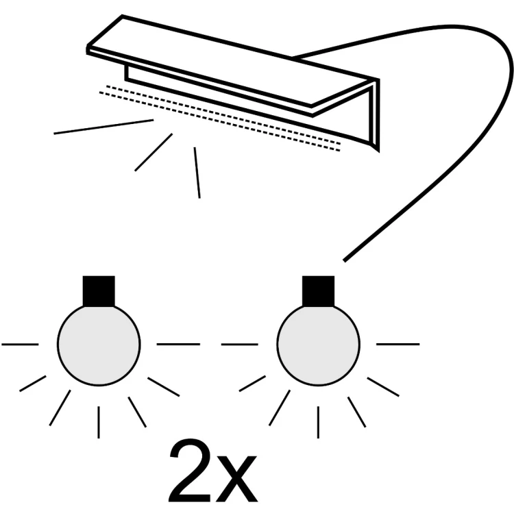 Oświetlenie LED ACS-02 klips 2-punktowy