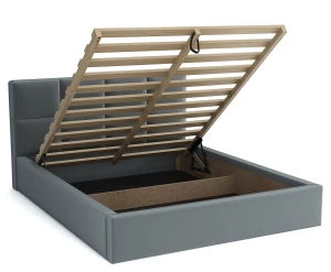 Łóżko z pojemnikiem 160x200 - Alaska Kremowe