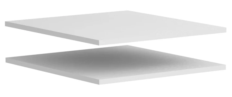 Półki 50 cm garderoba modułowa FOXEN Biała
