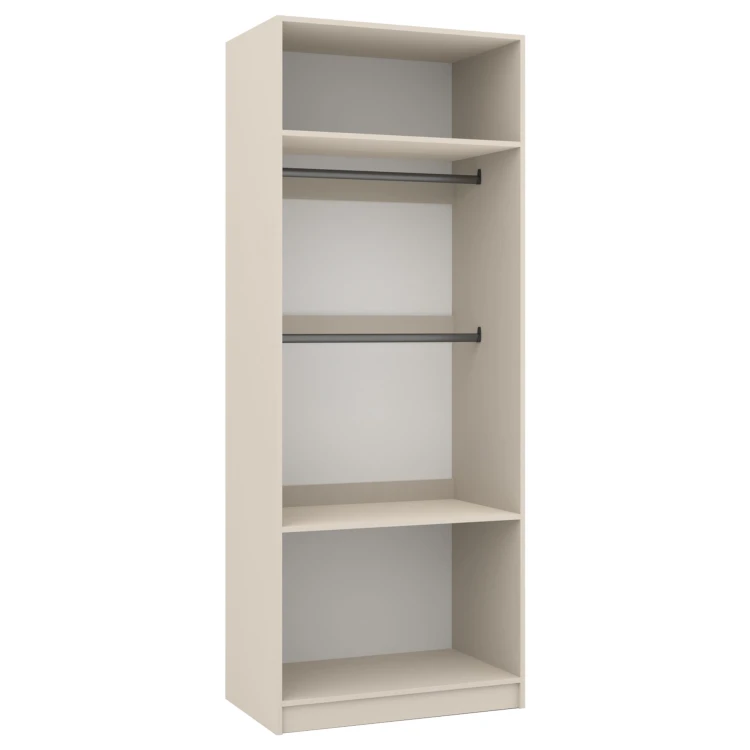 Modułowa szafa garderobiana 80 cm otwarta FOXEN Cashmere