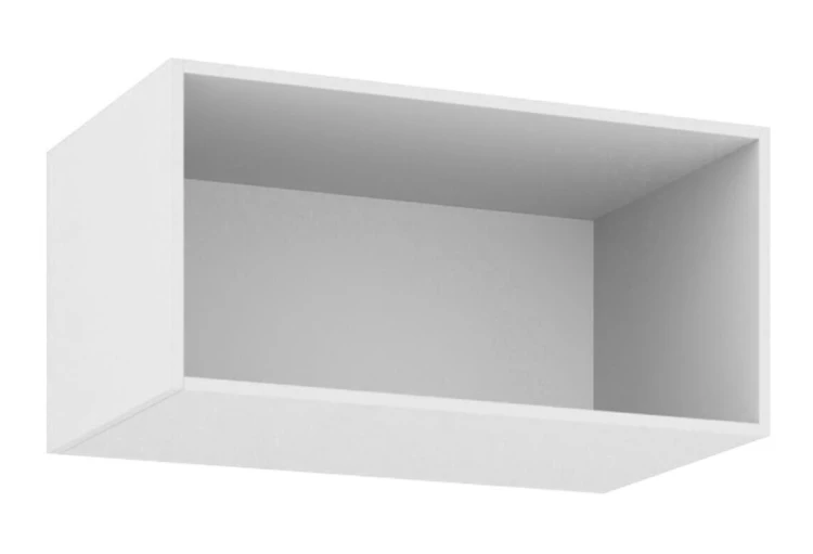 Modułowa nadstawka garderobiana 80 cm otwarta FOXEN Biała