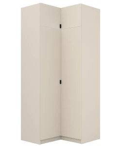 Modułowa szafa narożna z nadstawką 50 cm FOXEN Cashmere