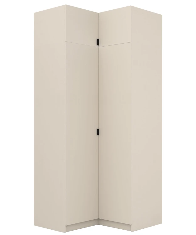 Modułowa szafa narożna z nadstawką 50 cm FOXEN Cashmere