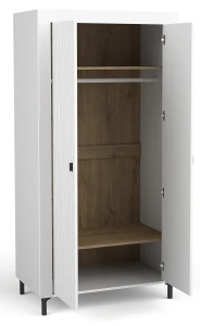 Szafa Mossa MO1 Biały/Dąb Whisky