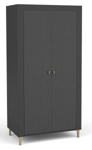 Szafa Mossa MO1 Czarny/Dąb Whisky