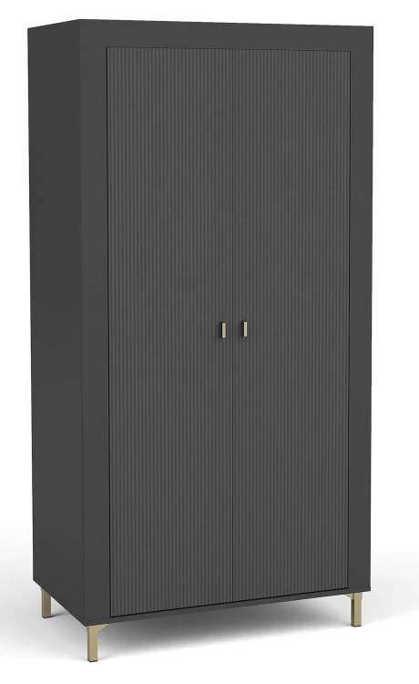 Szafa Mossa MO1 Czarny/Dąb Whisky